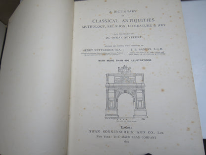 A Dictionary of Classical Antiquities, Mythology, Religion, Literature & Art from the German of Dr.  book image 3