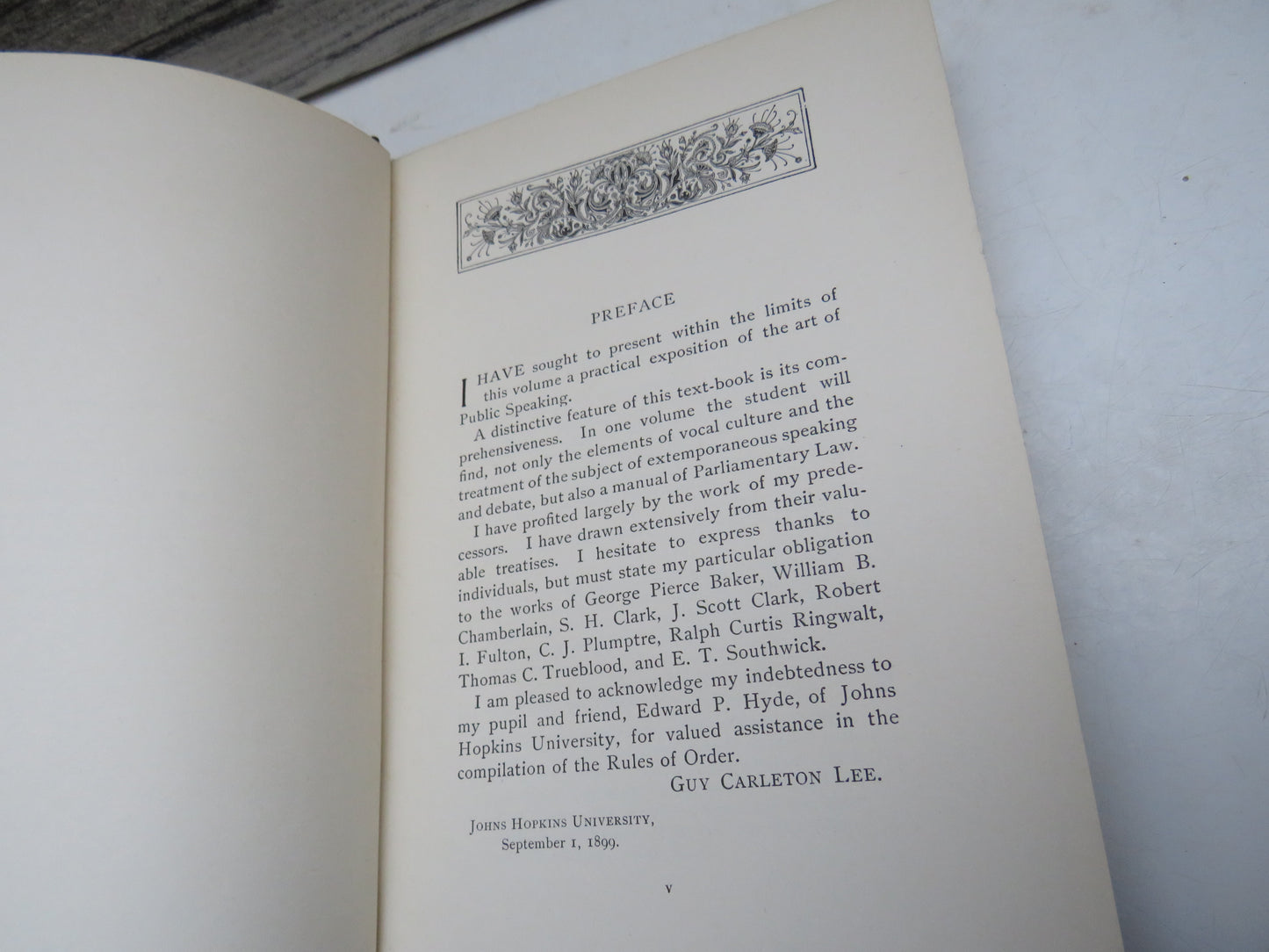 Principles of Public Speaking by Guy Careleton Lee, 1899