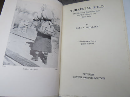 Turkestan Solo, One Woman's Expedition from the Tien Shan to the Kizil Kum by Ella K. Maillart, 1934 book image 3