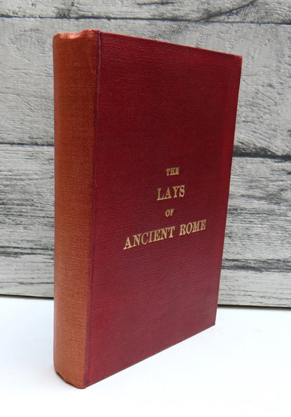Macaulay's The Lays of Ancient Rome, With Selections from the Essays, Vintage Poetry Book book front cover