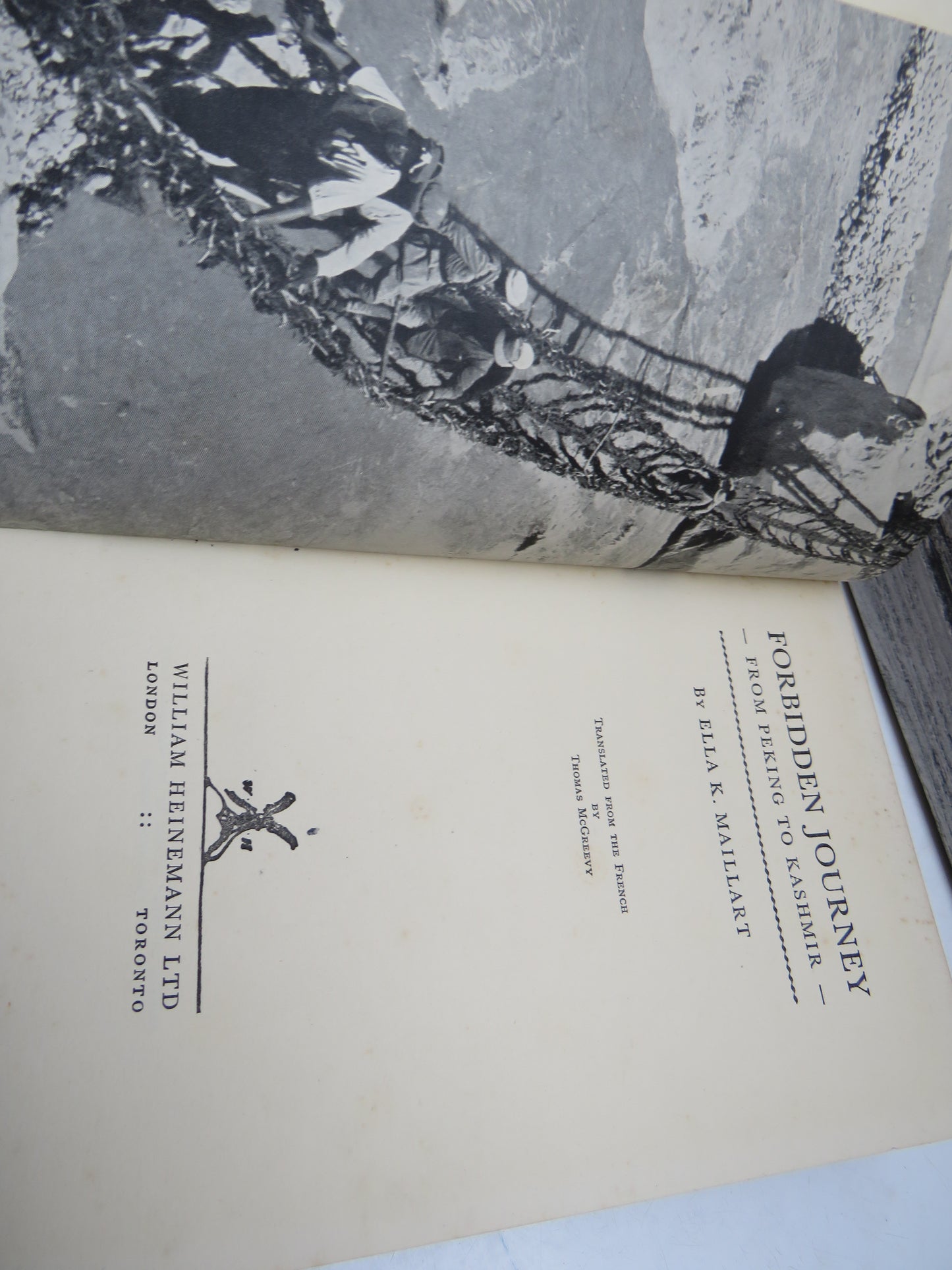 Forbidden Journey From Peking to Kashmir by Ella K. Maillart, 1937 | Vintage Travel Book
