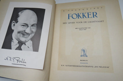 Fokker:  Een Leven Voor De Luchtvaart, E. Franquinet, 1946 book image 4