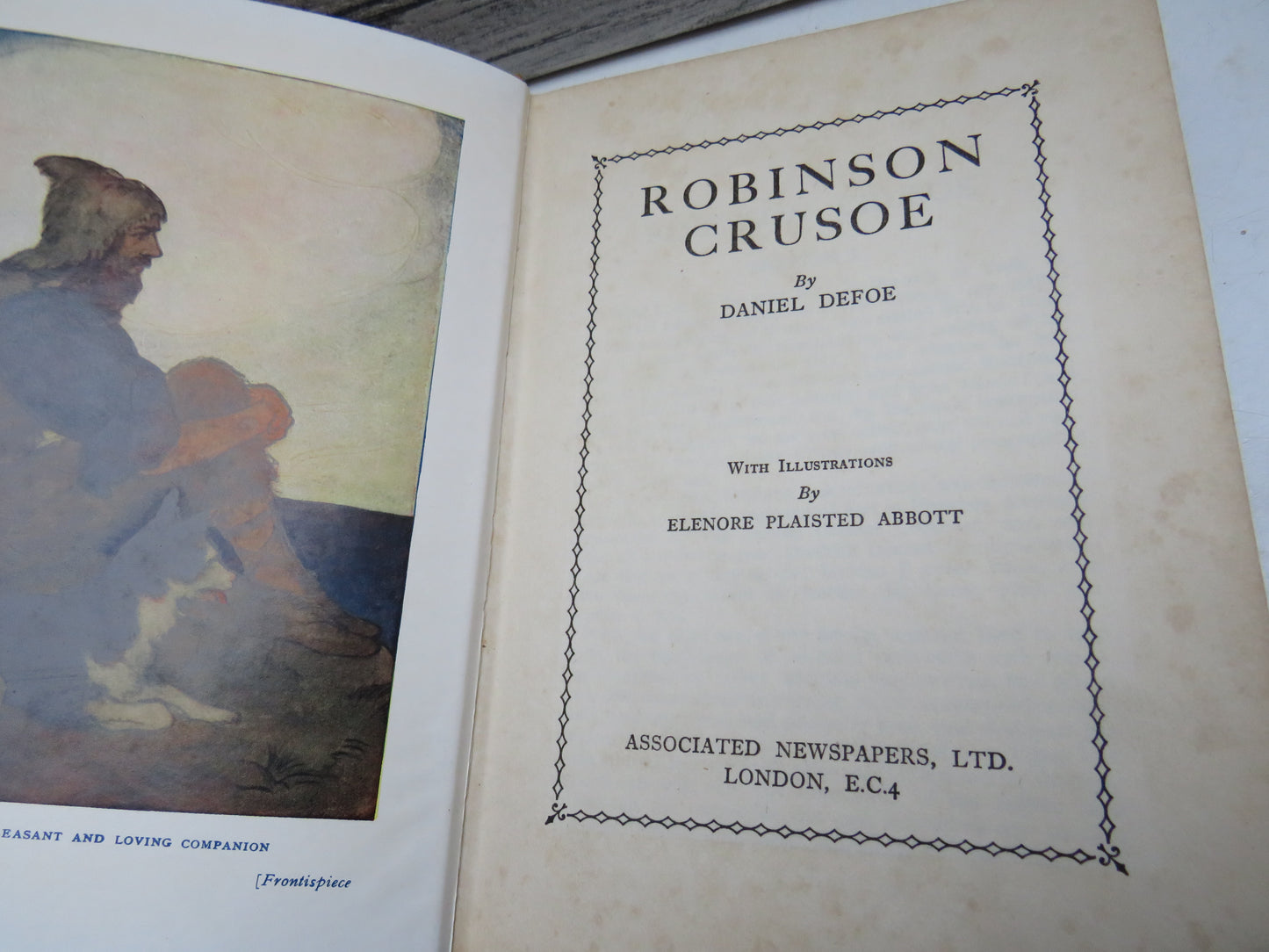Robinson Crusoe by Daniel Defoe, Illustrated by Elenore Plaisted Abbott