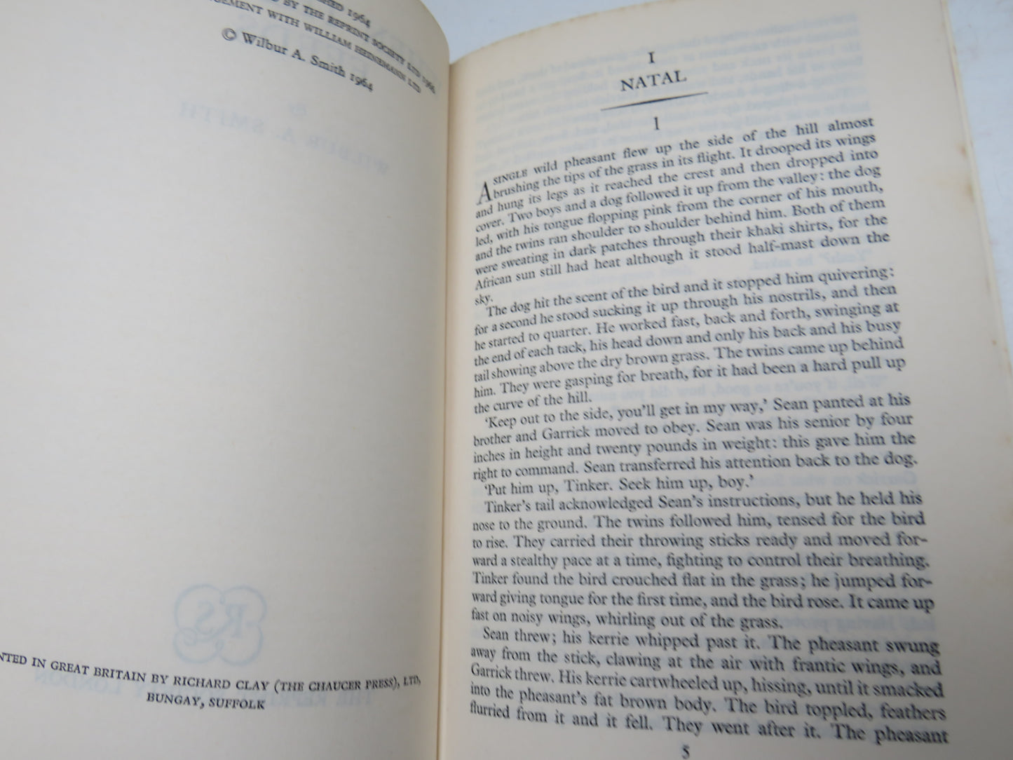 When The Lion Feeds By Wilbur A. Smith 1966