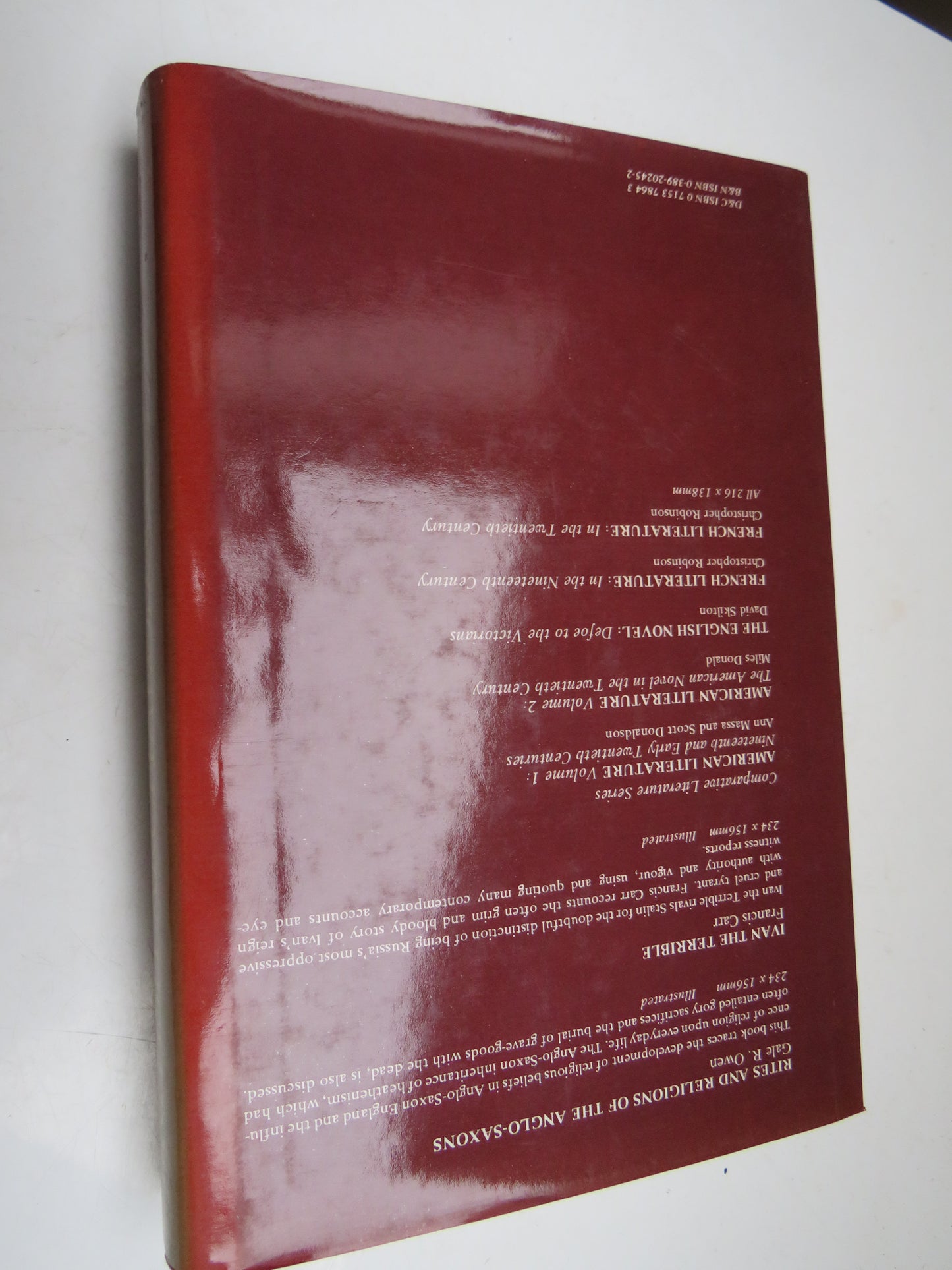 A Thesaurus of British Archaeology By Lesley Adkins & Roy A. Adkins 1982