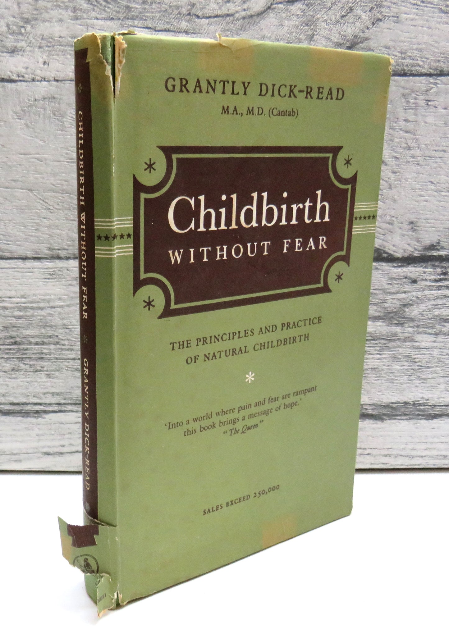 Childbirth Without Fear, The Principles and Practice of Natural Childbirth by Grantly Dick-Read, 1959, Vintage Medical Book
