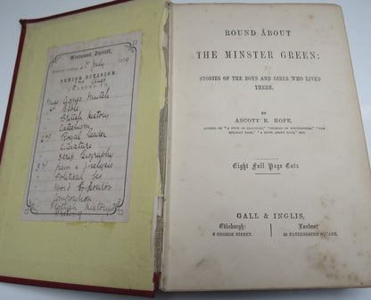Round About The Minster Green, Stories of the Boys and Girls who Lived There by Ascott R. Hope book image 3