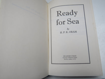 Ready For Sea By H.P.K. Oram 1975 Vintage Book book image 2