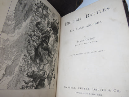 British Battles on Land and Sea by James Grant Volumes I, II and III book image 8