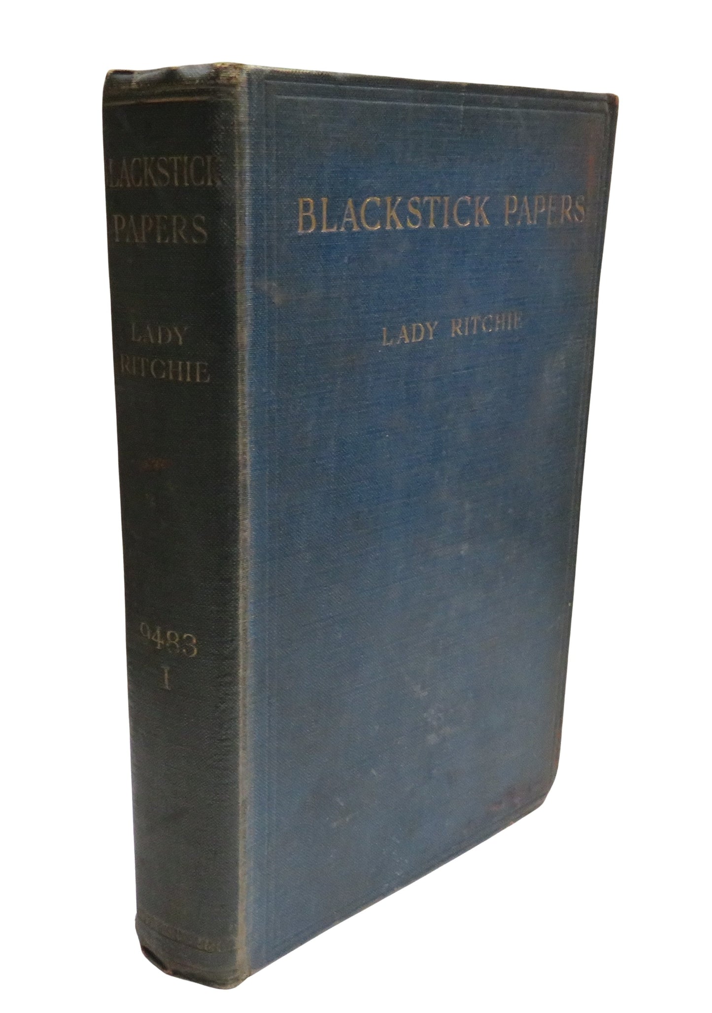 Blackstick Papers By Lady Ritchie 1908 Antique Book book front cover