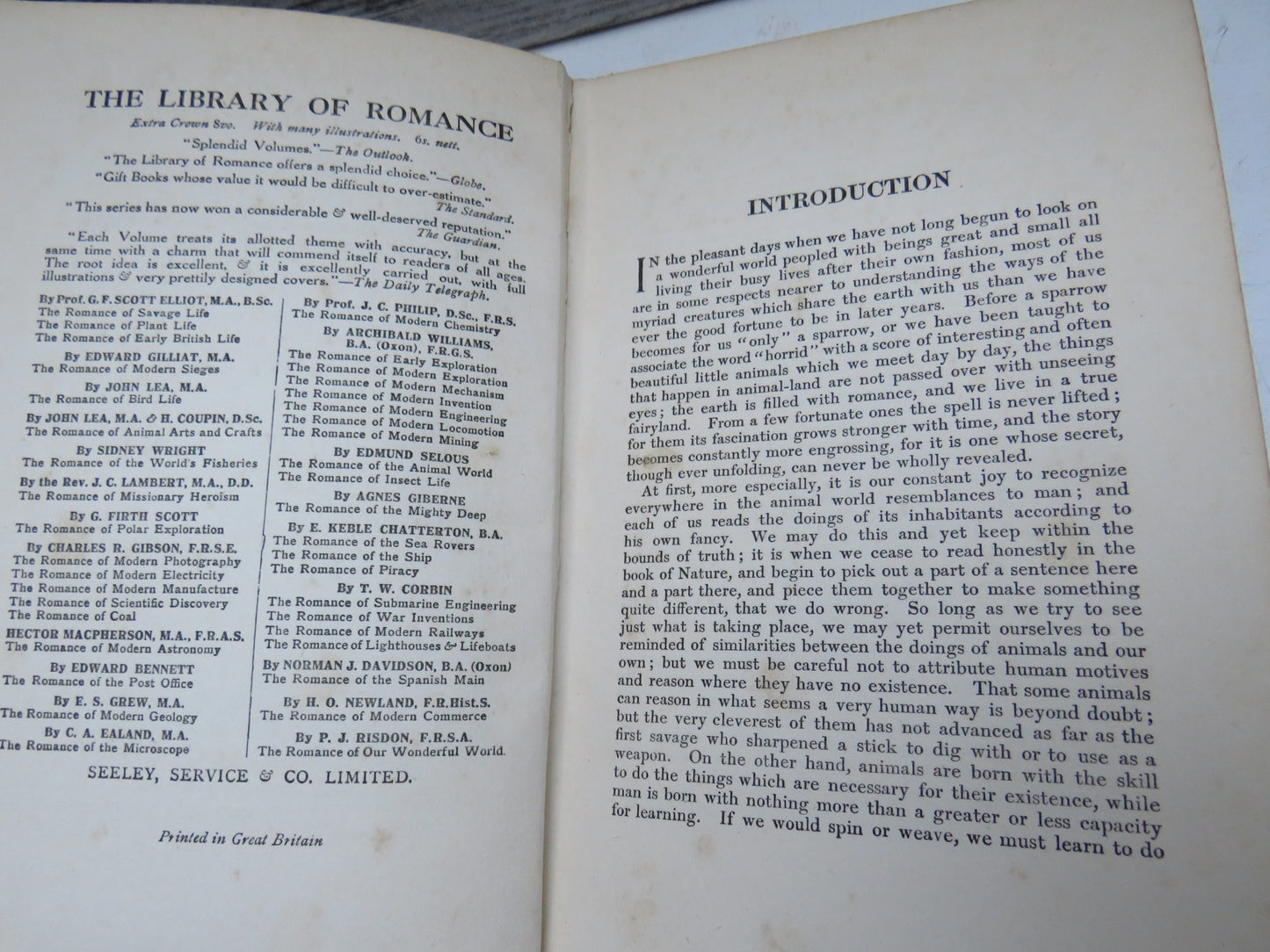The Romance of Animal Arts & Crafts By H. Coupin and John Lea 1927