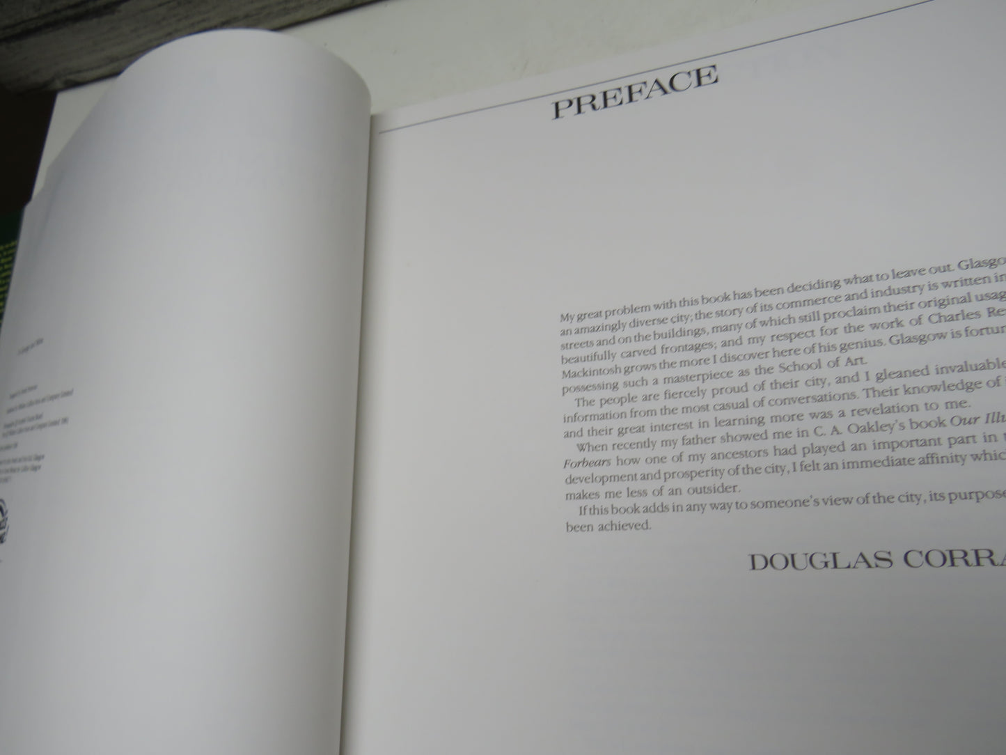 Glasgow Photographed By Douglas Corrance With Commentary By Edward Boyd 1981
