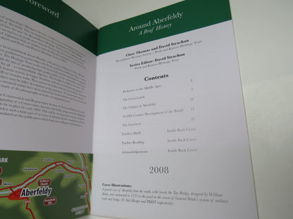 Around Aberfeldy, A Brief History by Clare Thomas and David Strachan, 2008 book image 3