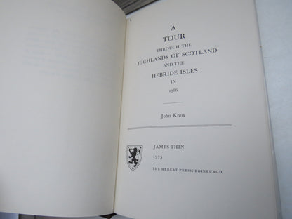 The Highlands and Hebrides In 1786 By John Knox 1975 book image 4