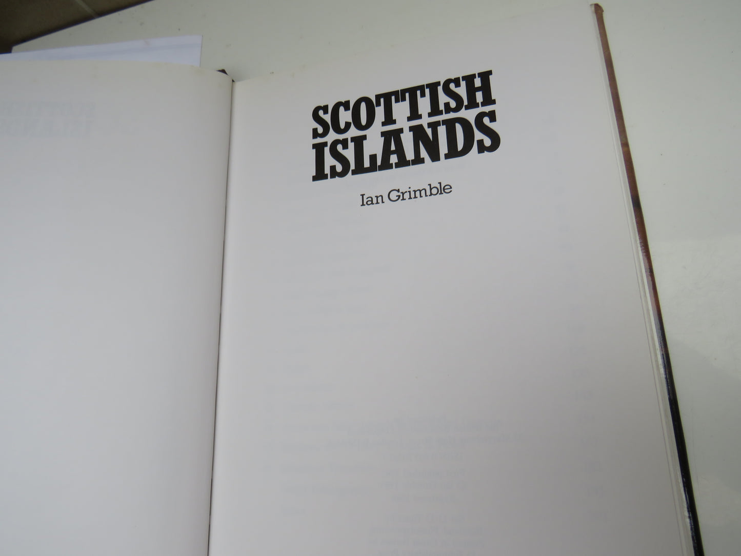 Scottish Islands by Ian Grimble, 1985, Vintage Book