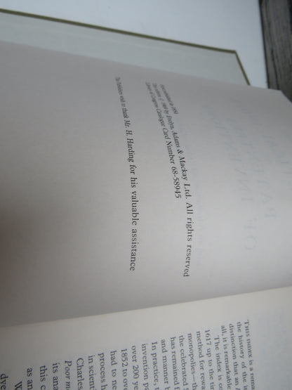 Alphabetical Index of Patentees of Inventions By Bennet Woodcroft 1969