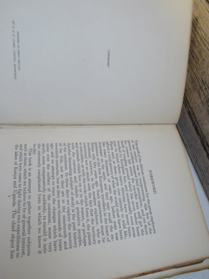 Inland Waters of Africa The Result of Two Expeditions To The Great Lakes of Kenya and Uganda, With Accounts of Their Biology, Native Tribes and Development By S. and E.B. Worthington 1933