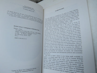 The Diary Of A Canny Man 1818-28 By Adam Mackie, Farmer, Merchant and Innkeeper In Fyvie 1991 book image 5