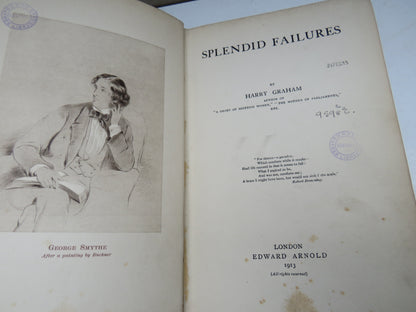 Splendid Failures By Harry Graham 1913 Antique Book book image 4