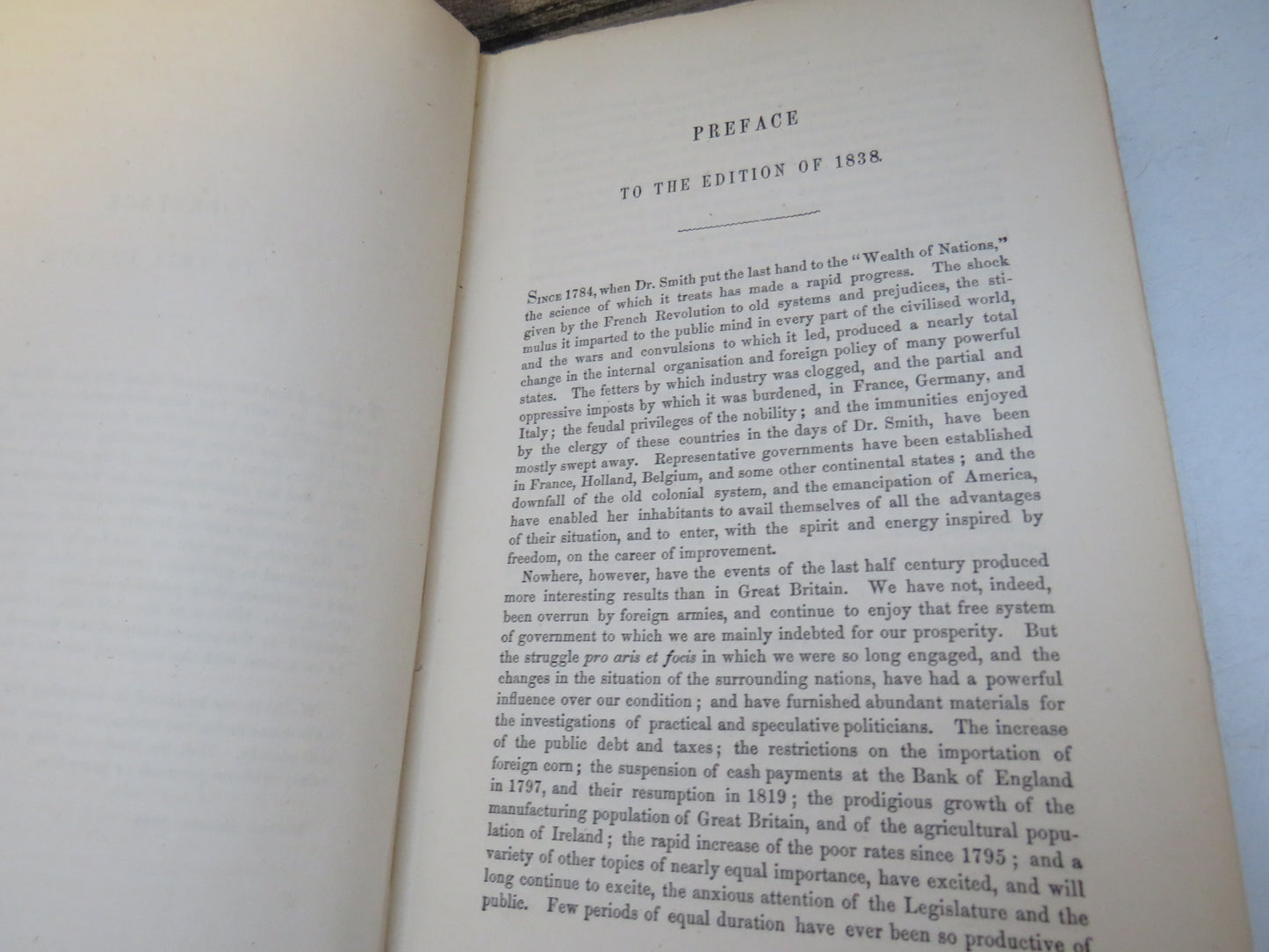 An Inquiry Into The Nature and Causes of the Wealth of Nations By Adam Smith 1853