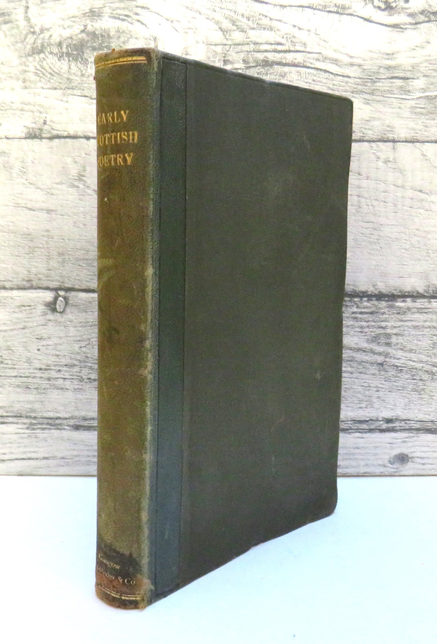 Early Scottish Poetry Thomas The Rhymer John Barbour Androw of Wyntoun Henry The Minstrel 1891