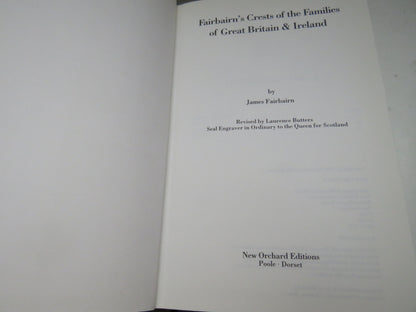 Fairbairn's Crests of the Families of Great Britain & Ireland By James Fairbairn 1988 book image 4