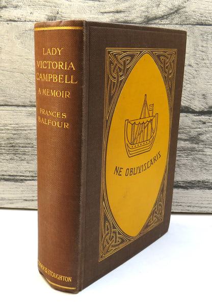 Lady Victoria Campbell A Memoir By Lady Frances Balfour book front cover