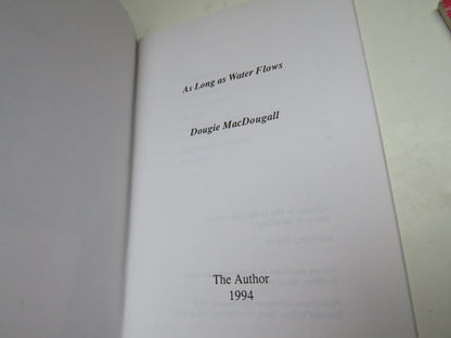 As Long As Water Flows by Dougie MacDougall, 1994 book image 4