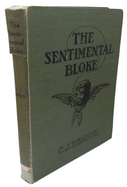 The Songs of A Sentimental Bloke By C.J. Dennis 1923 book front cover