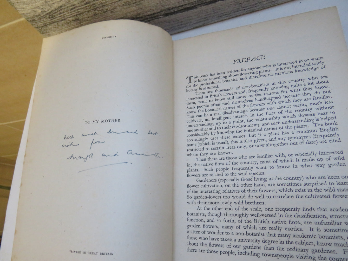 Flowers In Britain Wild, Ornamental and Economic and Some Relatives In Other Lands By L. J. F. Brimble 1944