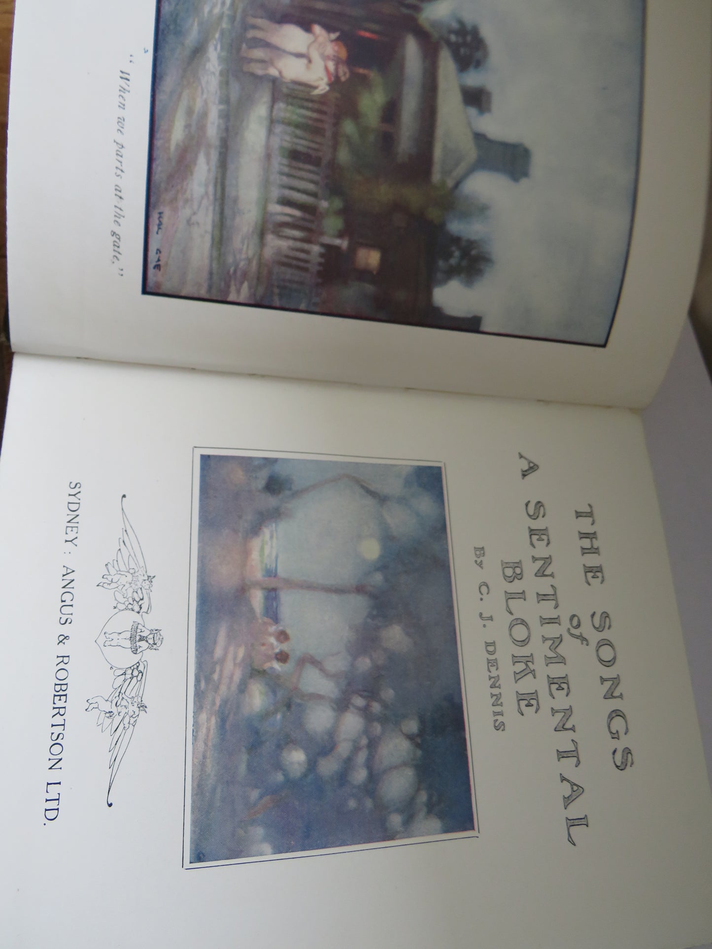 The Songs of A Sentimental Bloke By C.J. Dennis 1923