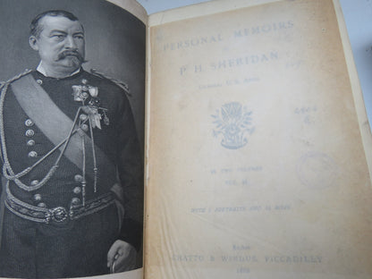 Personal Memoirs of P.H. Sheridan General U.S. Army In 2 Volumes 1888 book image 8