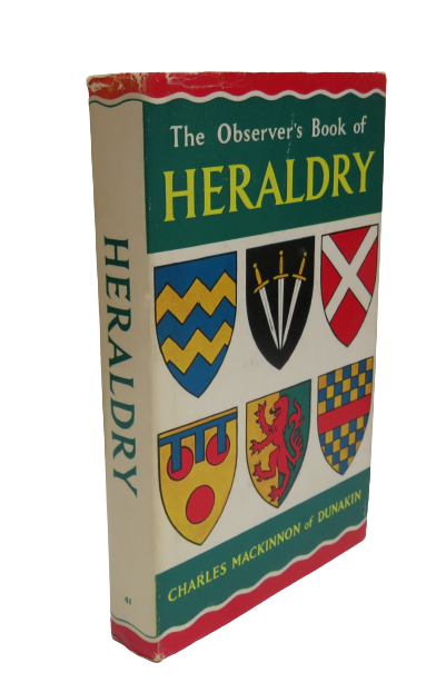The Observer's Book of Heraldry by Charles MacKinnon of Dunakin, 1968 book front cover
