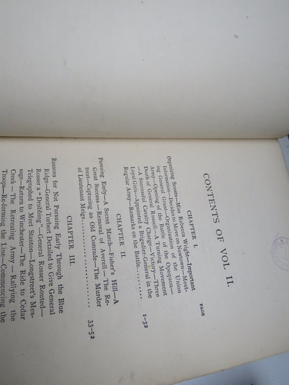 Personal Memoirs of P.H. Sheridan General U.S. Army In 2 Volumes 1888 book image 10