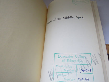 Founders of the Middle Ages By Edward Kennard Rand 1957 book image 3