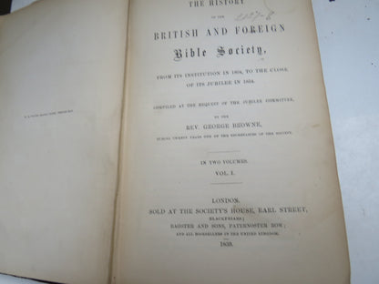 The History of the British and Foreign Bible Society From Its Institution In 1804 To The Close Of It book image 3