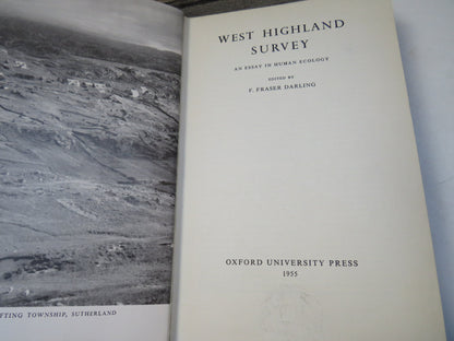 West Highland Survey An Essay In Human Ecology Edited By Fraser Darling 1955 book image 4