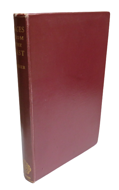 Pages From The Past by H. A. L Fisher, 1939 book front cover