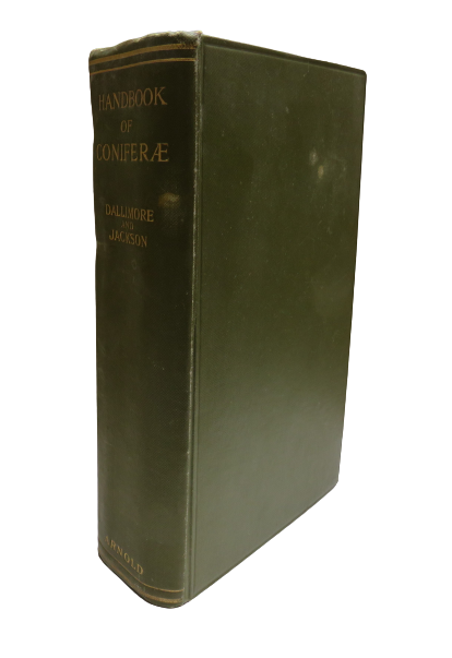 A Handbook of Coniferae including Ginkgoaceae by W. Dallimore & A. Bruce Jackson, 1923 book front cover