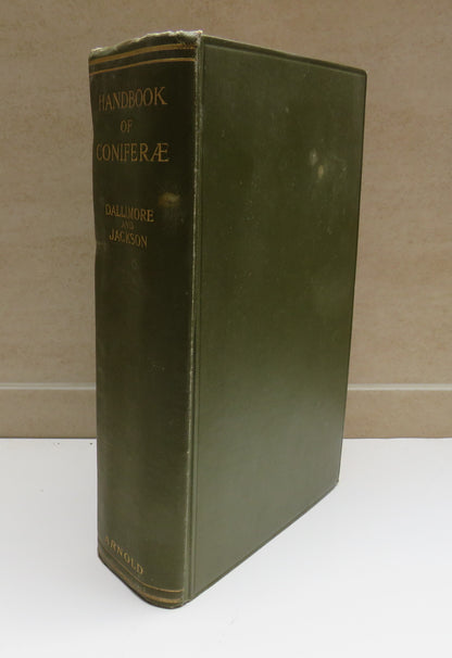 A Handbook of Coniferae including Ginkgoaceae by W. Dallimore & A. Bruce Jackson, 1923 book image 2