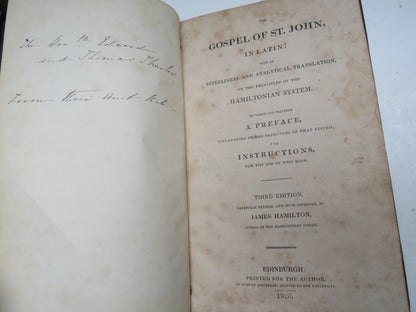 The Gospel of St. John In Latin With An Interlineal and Analytical Translation on the Principles of  book image 3