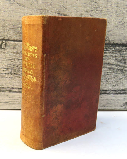 Oliver & Boyd's New Edinburgh Almanac and National Repository For The Year 1854 book front cover
