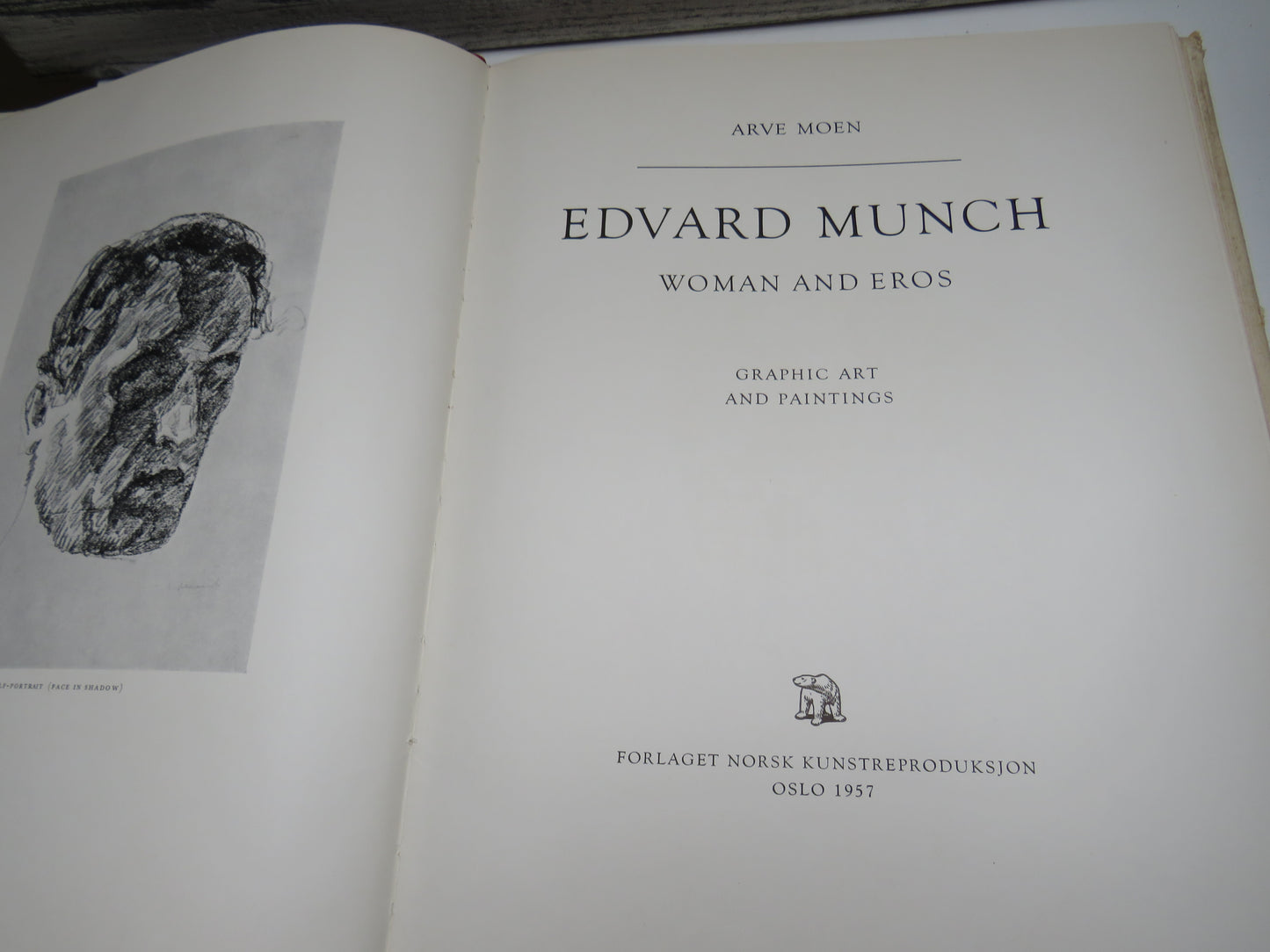 Edvard Munch Woman and Eros Graphic Art and Paintings By Arve Moen 1957