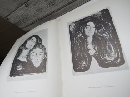 Edvard Munch Woman and Eros Graphic Art and Paintings By Arve Moen 1957