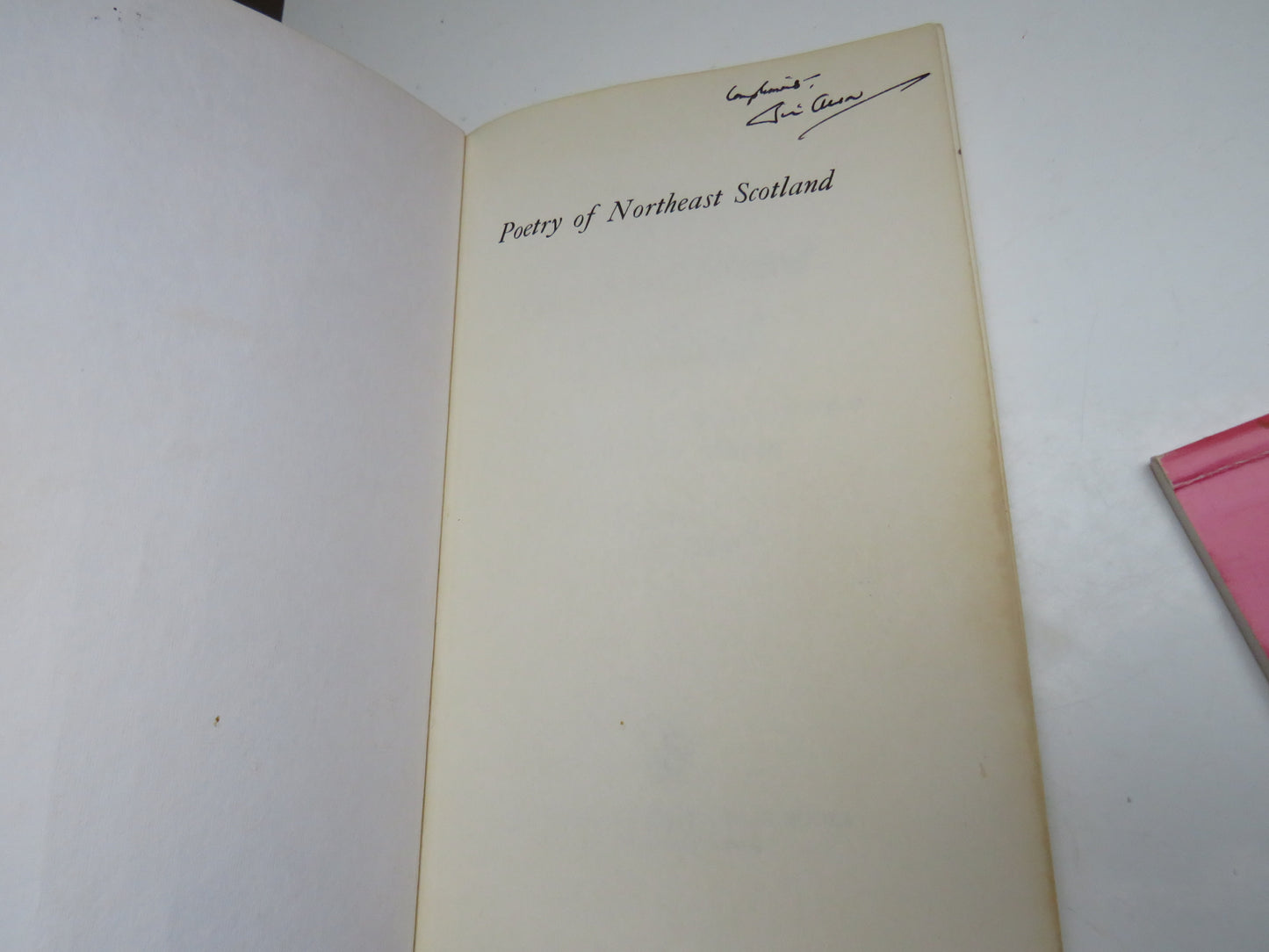 Poetry of Northeast Scotland Edited by James N. Alison, 1976