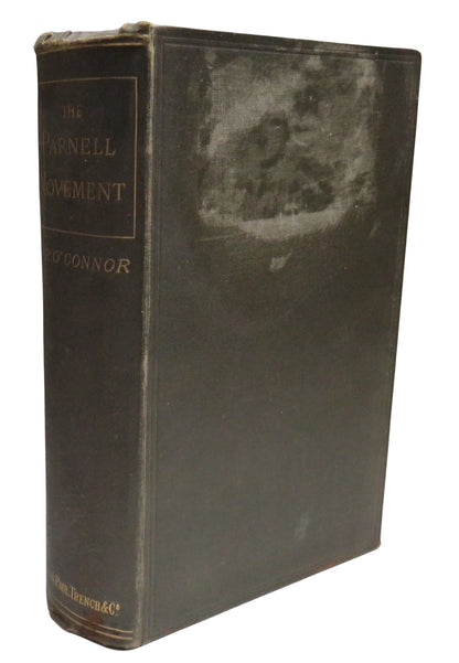 The Parnell Movement With A Sketch of Irish Parties From 1843 By T. P. O'Connor 1886 book front cover