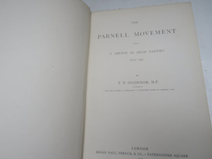 The Parnell Movement With A Sketch of Irish Parties From 1843 By T. P. O'Connor 1886 book image 5