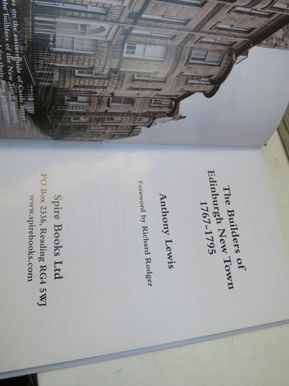The Builders Of Edinburgh New Town 1767-1795 By Anthony Lewis 2014 book image 3