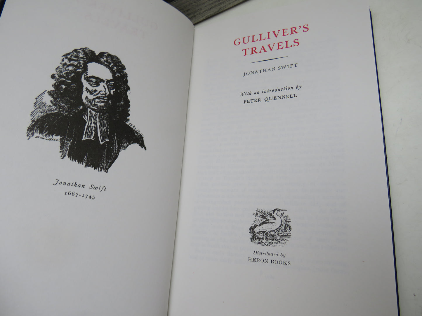 Gulliver's Travels by Jonathan Swift, Heron Books