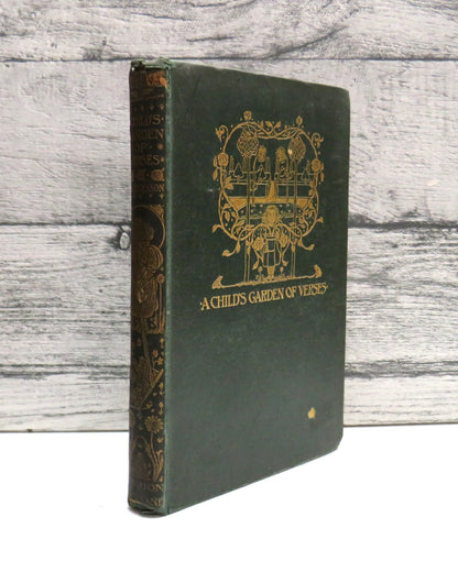A Child's Garden of Verses by Robert Louis Stevenson, Illustrated by Charles Robinson, 1899 book front cover